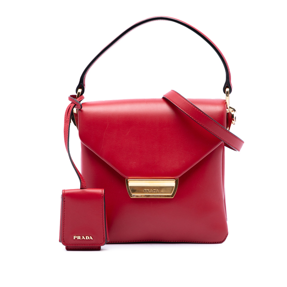 Prada Handbags - Pre-Loved Prada Ingrid Top Handle Flap Bag